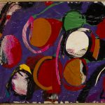 LANDSCAPE, 1965, Jorge Perez Castaño, Diptyque Technique mixte (collage de morceaux de toile sur toile) Signée, datée et titrée en haut à gauche 37,5 x 60 cm