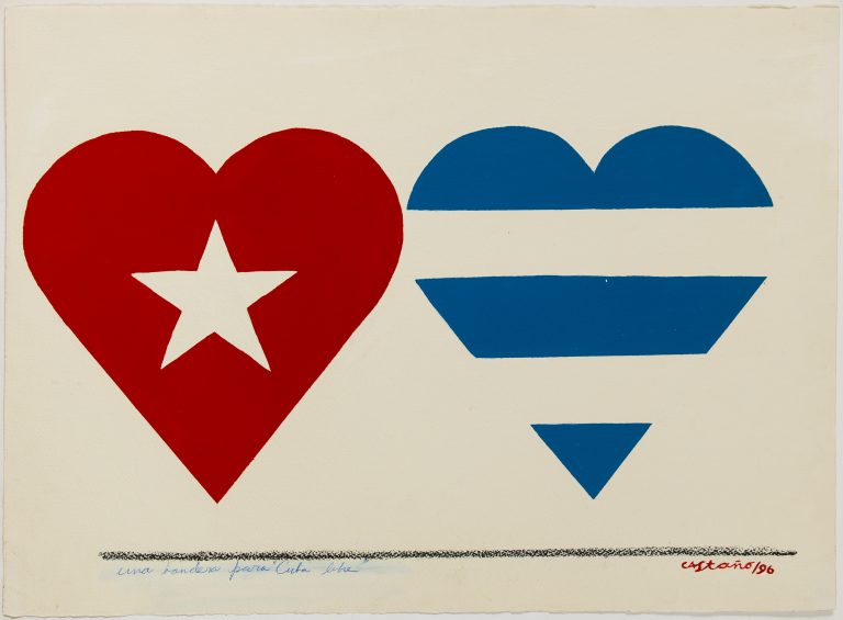 UNA BANDERA PARA CUBA LIBRE, 1996, Jorge Perez Castaño