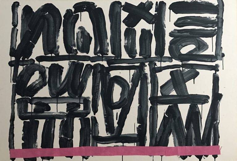 COMPOSITION ABSTRAITE, 2009, Pierre Célice, Acrylique et collages sur papier marouflé sur toile Daté et signé au dos 83x120 cm