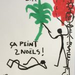 Jean - Charles de C ASTELBAJAC (né en 1949) Ça peint 2 noël, 22/12/14 Dessin – aquarelle, feutre sur papier Signée en bas à droite 42 x 29,5 cm