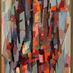 Honoré Marius Berard (1896-1967) Sans titre , 1940 Huile sur Isorel Signé et daté en bas vers la gauche 84 x 49 cm Collection Privée, Paris
