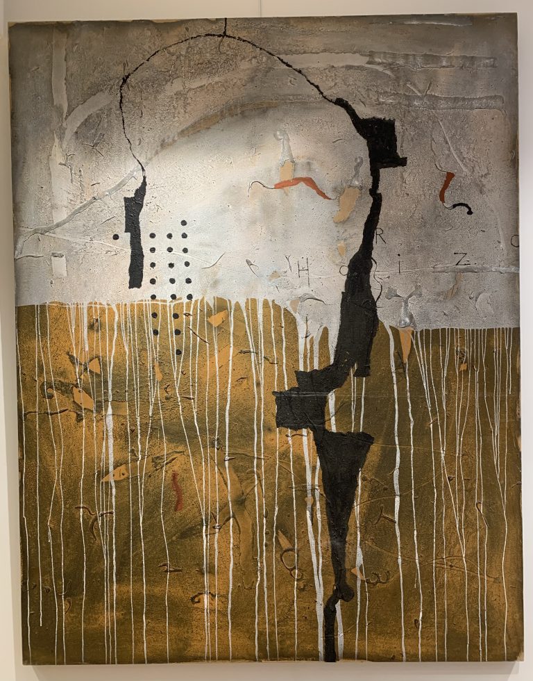 Richard Texier (né en 1955) Le continent de l’ange, 1993 Peinture sur toile 230 x 190 cm