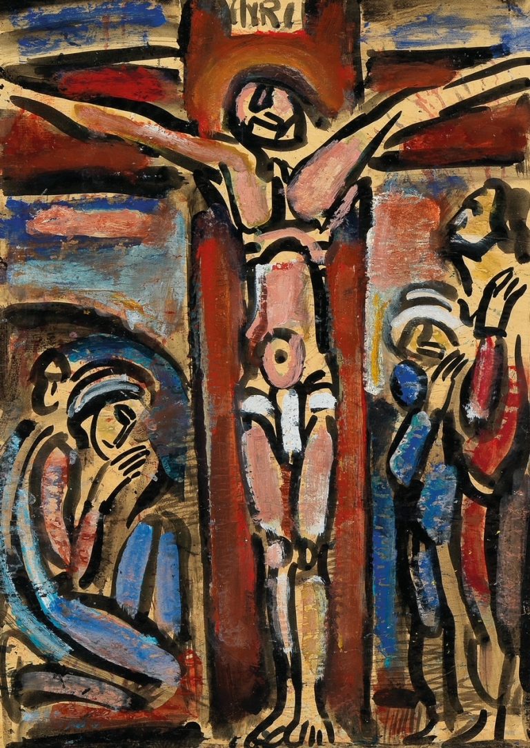 Georges Rouault (1871-1958) " Aimez-vous les uns les autres ", Miserere Peint après 1930
