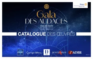 Affiche du Gala des audaces, Vente de charité 16 Avril 2026